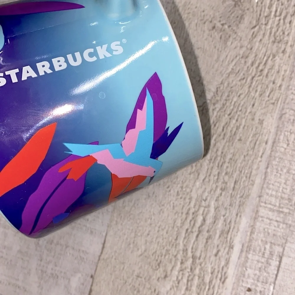 Starbucks 2023 hummingbird spring coffee mug discontinued 14 ounce